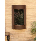 Adagio Indoor Waterfall, Wall-Mounted with Light | 36" x 21" | Serene Waters