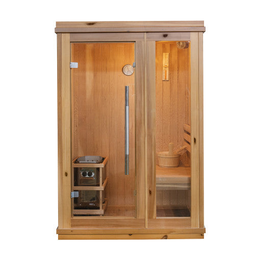 SunRay Aston 1-Person Indoor Traditional Sauna (HL100TN) (54" x 36" x 80")