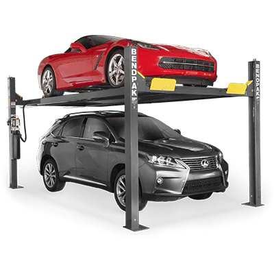 BendPak HD-9XW 4-Post Car Lift 9,000 Lb. Capacity, High, Standard Width - 5175863