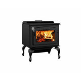 Drolet Escape 1800 Wood Stove on Legs Black Door DB03105