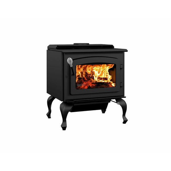 Drolet Escape 1800 Wood Stove on Legs Black Door DB03105