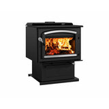 Drolet Escape 2100 Wood Stove With Brushed Nickel Trims DB03131