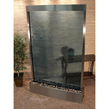 Adagio Indoor Waterfall, Freestanding, Metal with Light | 96" x 60" | Grandeur River