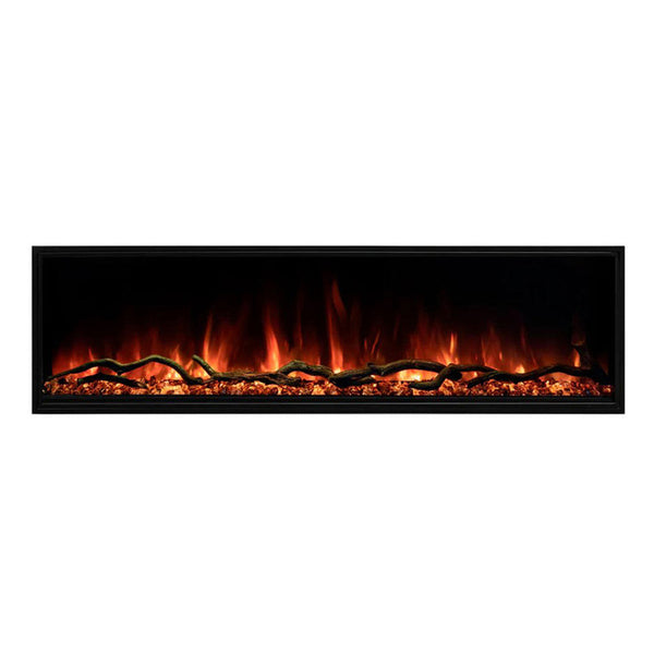 Modern Flames Landscape Pro Slim 56" Single-Sided Built-In Electric Fireplace - LPS-5614