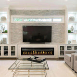 Modern Flames Orion Slim 76" Single-Sided Heliovision Virtual Electric Fireplace - OR76-SLIM