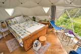 DELUXE | 4-Season Glamping Geodesic Dome Package | Phoenix Domes