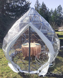 Patio Zome | Clear Geodesic Dome | Phoenix Domes