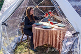 Patio Zome | Clear Geodesic Dome | Phoenix Domes