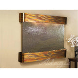 Adagio Indoor Waterfall, Wall-Mounted with Light | 45" x 61" | Teton Falls