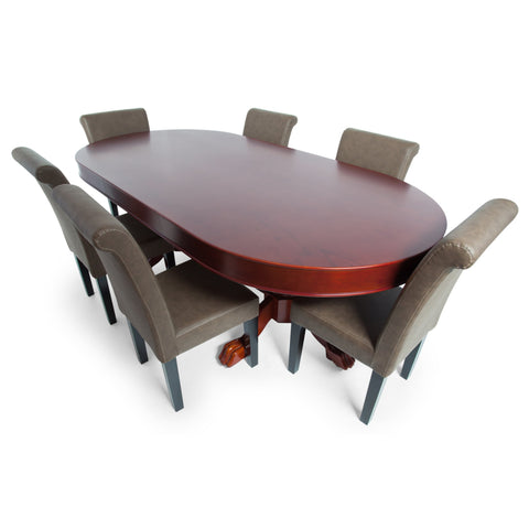 BBO Poker Tables Premium Lounge Chairs (Coffee/Black)