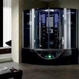 Maya Bath Black Valencia Steam Shower (114)