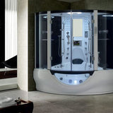 Maya Bath White Valencia Steam Shower (113)